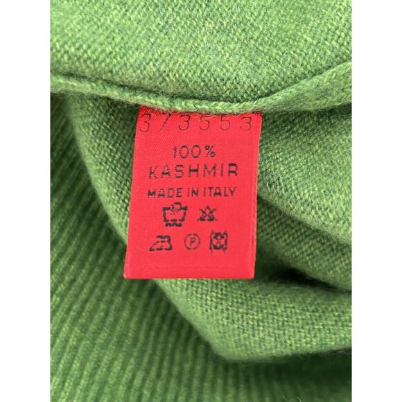 Riccardo Piacenza 100% Pure Cashmere‎ Green Sweater Large - Picture 3 of 8